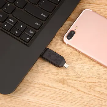 

Dual Purpose OTG Card Reader Multifunctional Two-in-one Wide Compatibility Convenient Mobile Phone Card Reader