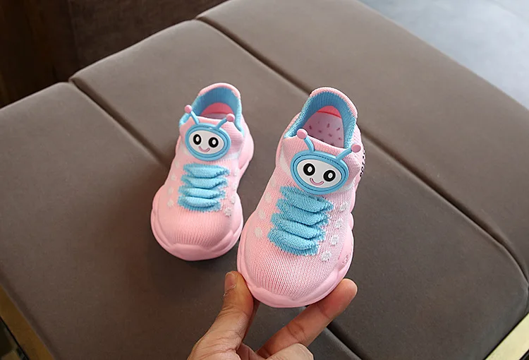 Baby Toddler Shoes 16-20 First Walking,girls Boys Caterpillar Casual Shoes Soft Bottom Comfortable Non-slip Sneakers Socks Shoes