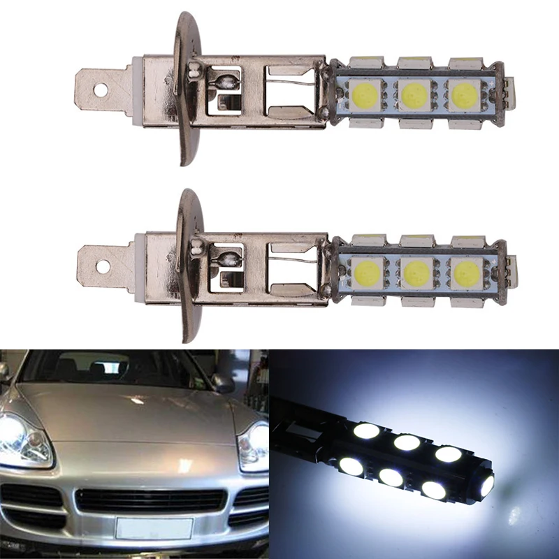 Автомобильные противотуманные фары H1 светодиодный 13SMD 5050 дневные ходосветильник