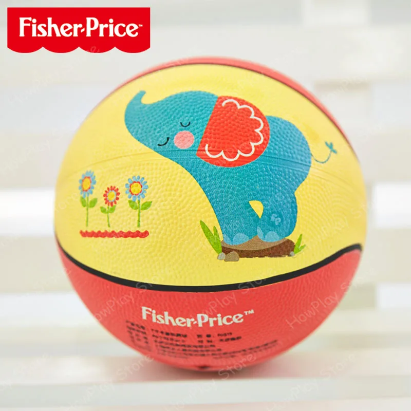 Fisher Price детские игрушечные мячи Баскетбол мультфильм животных 7 дюймов резиновый