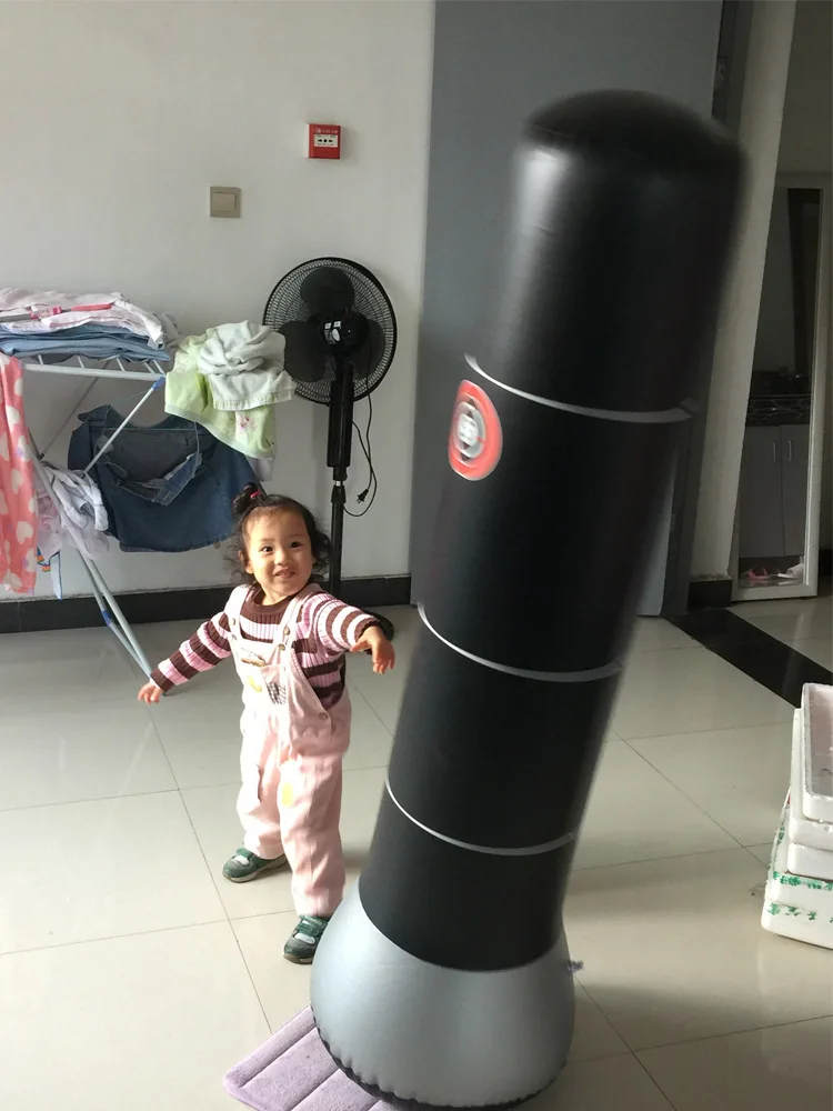 Взрослые дети Надувной вертикальный тип боксерская колонна тумблер надувные песочные мешки снимают чувство игрушки толстые 1,6 метров Fi