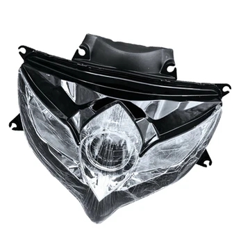 

beler Black Motorcycle Front light Lamp Headlight with Bracket Fit for Suzuki GSXR 600 GSXR 750 2008 2009 2010