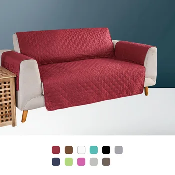 

Quilted Anti-wear Sofa Covers for Dogs Pets Kids Anti-Slip Couch Recliner Slipcovers Armchair Furniture Protector 1/2/3 Seater