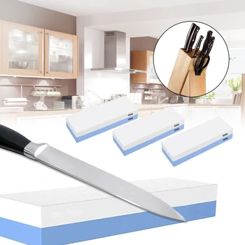 

Double Sided Whetstone Knife Sharpener Water Wet Stone Sharpening Kitchen Tool 1000/4000 2000/5000 3000/8000