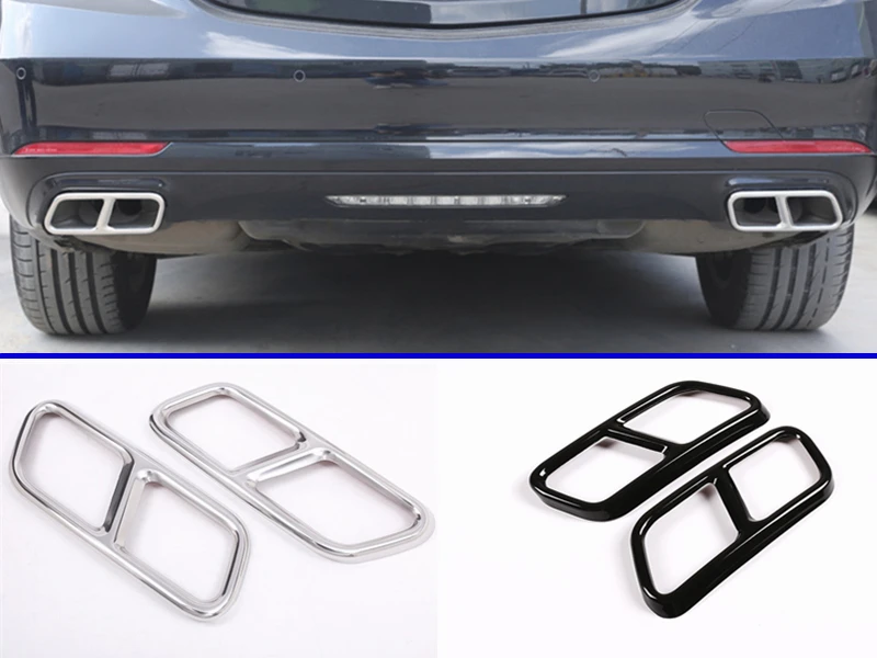 2 шт. крышка выхлопной трубы для Mercedes Benz S Class W222 C217 S320 S400 S500 2010-2017 | Автомобили и