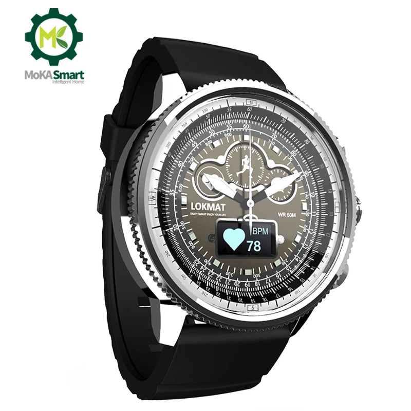 

Smart watch IP68 for Android and IOS Heart rate monitoring Sports Pedometer message notification Bluetooth smart watch Men
