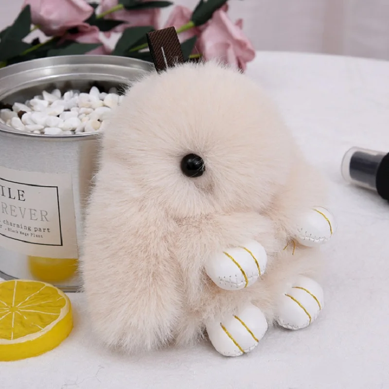

Rabbit Kawaii Keychain Stuffed Animal Plush Keychain Plush Toys Line Friends Artificial Plush 12/14/18CM Random 14/18CM fa2002