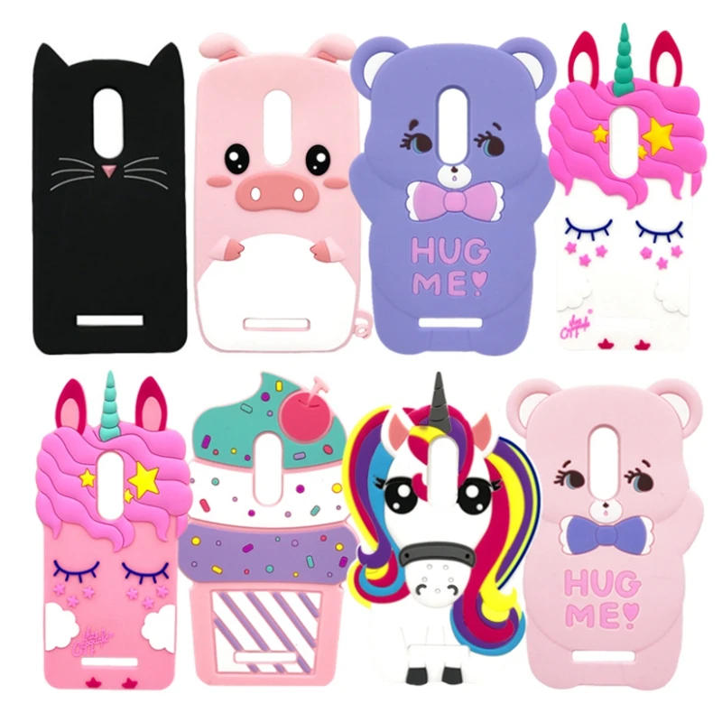 Для Xiaomi Redmi Note4 4X чехол для Coque Xiomi Note 4 X милый 3D Медведь Единорог кошка силиконовый