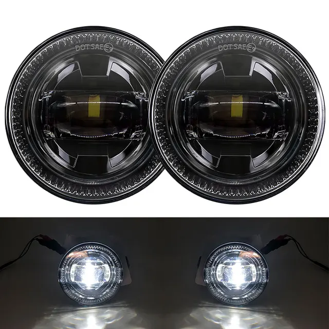 1 زوج 30W جولة Led الضباب مصباح السيارات ضوء لفورد F150 2007-2014/الحارس 2008-2011/إكسبيديشن 2007-2015