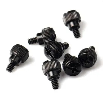 

100pcs Desktop Computer Case Thumb Thumbscrews Screws and 6#-32*6 PC Case Hard Drive Motherboard Mounting Screws