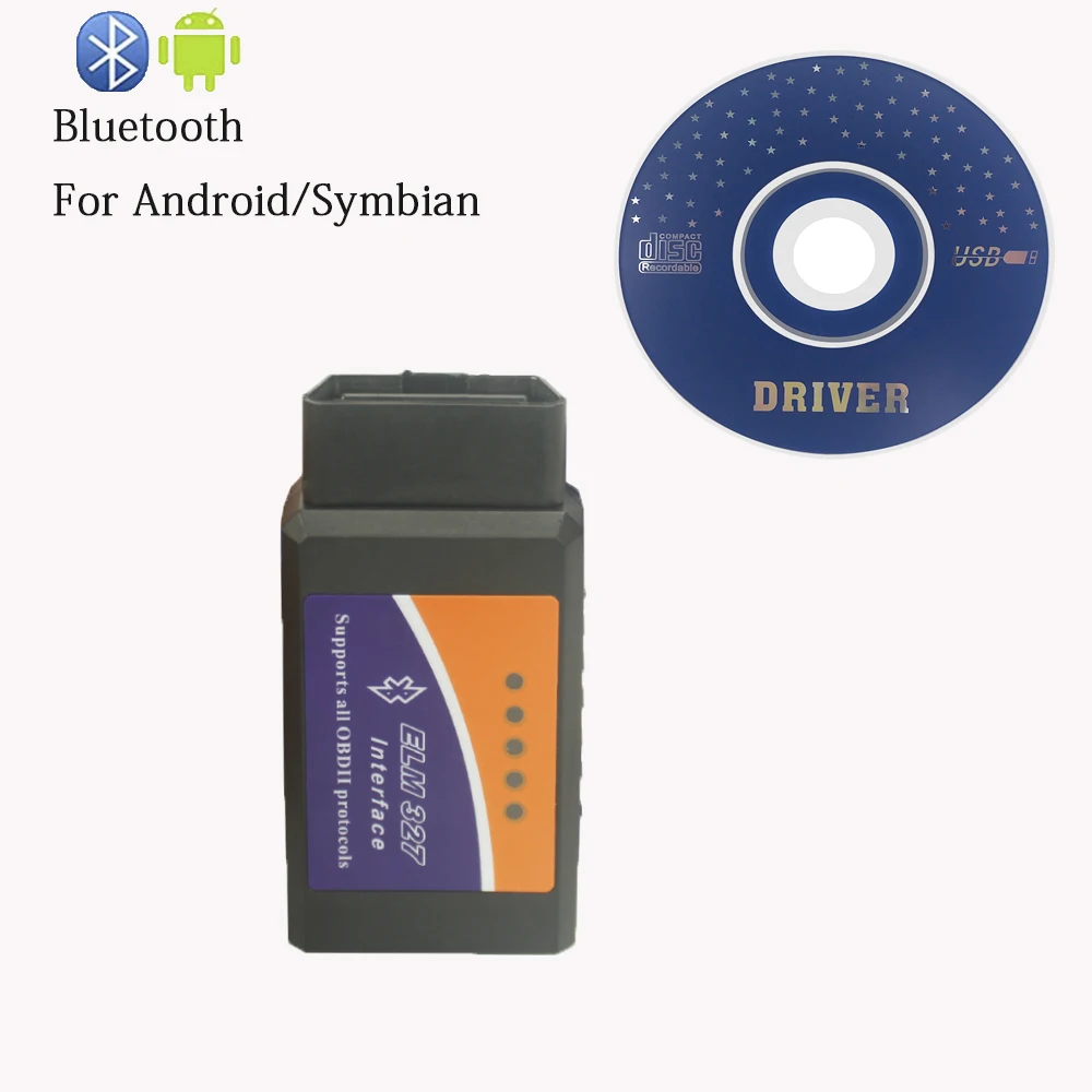 Автоматический сканер ELM327 OBD 2 V2.1 PIC18F25K80 чип Bluetooth версия код ридер работает для Android OBD II ELM327 автомобильные аксессуары - Цвет: Bluetooth ELM327