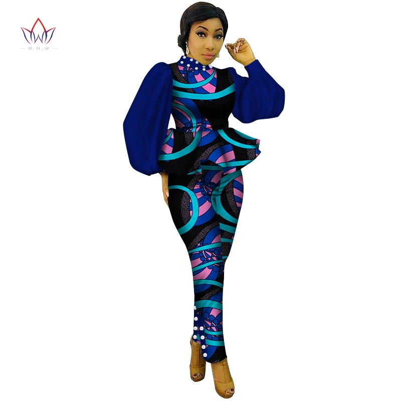 african print pants plus size