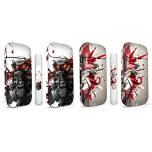 2 шт печать ПВХ материал кожа стикер чехол Противопылевой декоративный защитный чехол для IQOS 2,4/2,4 Plus,(2)&(6