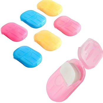 

Portable Disposable Soap Paper Hand Wash Bath, Travel, Scent Mini Slice Sheets-ABVP