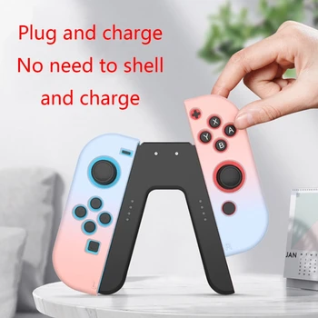 

Charging Station Charging Grip Handle Bracket Gaming Grip Handle Controller For Nintend Switch Joy-Con NS Holder