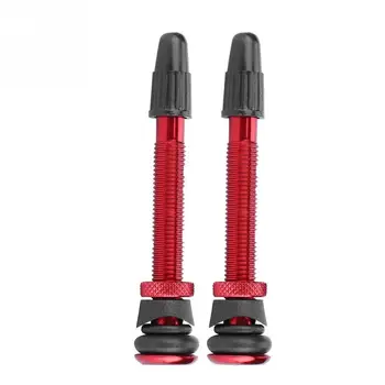 

1 Pair Aluminum Alloy Bicycle Valves 58mm Detachable Bike Tubeless Tire Extension Tyre Valve Bicycle Tire Accessories