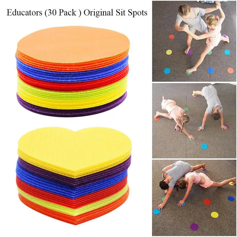 30 шт./15 шт. 12 см коврик точечный маркер для ранних обучающих классных сидений детские развлекательные игровые Обучающие инструменты