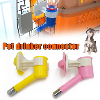 

Pet Drinking Feeder Hanging Leak-proof Nozzle Pet Cat Dog Water Dispenser for Fountain Bottle PR Sale