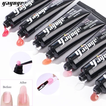 

Yayoge UK Shipping 15ml Poly Builder Gel Nail Polish For gel Extensions Quick Building UV Gel Varnish Hard Jelly Nail Art