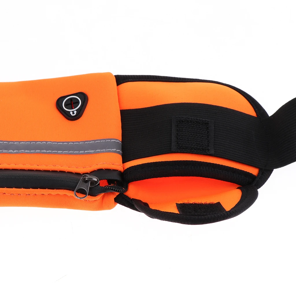 Reflect Running Belt Jogging Cycling Waist Pouch Bag W/ Water Bottle Holder Running Bags for Outdoor Sports