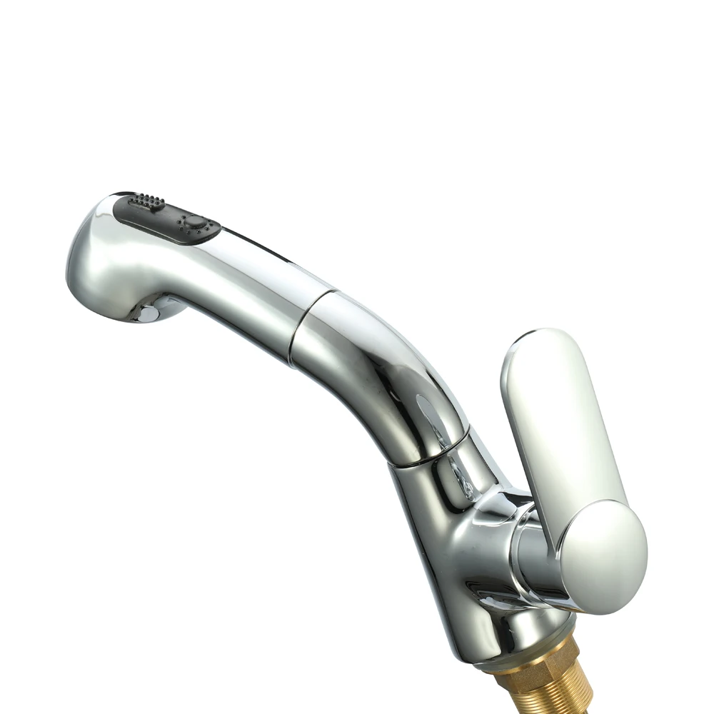 European-style kitchen faucet Pull Out Single Connection Basin Faucet Bathroom Tap Stud Installation Rotatable kitchen mixer