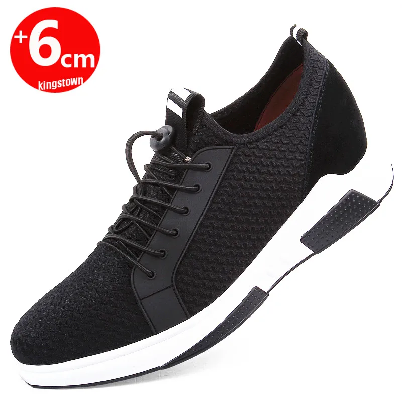 Elevator-Shoes Men Sneakers Height High-Heels Man Hidden Tall
