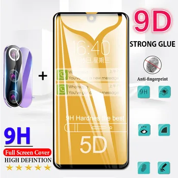 

9D 2 in 1 Full Cover Tempered Glass For Redmi 7 8 7A 8A Note 7 8 pro 8T Xiaomi A3 Lite cc9 pro Protective Screen Protector Film
