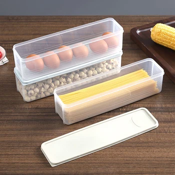 

Refrigerator storage box kitchen drawer basket refrigerator pull drawer fresh compartment storage rack noodle sundries