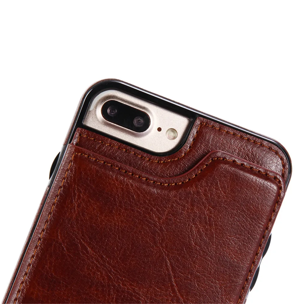 2 in 1 Unique Dual-use Card Wallet Flip Leather Phone Case For IPhone 7p/8p Shockproof Anti-scratch Lightweight Phone cover 