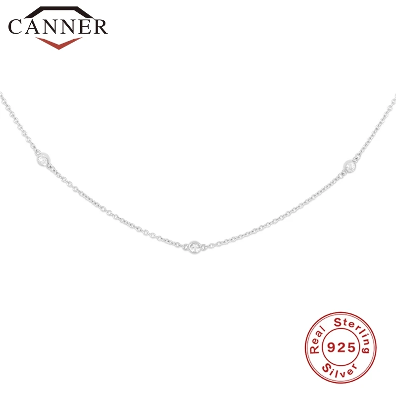 2 silver Простое INS 925 пробы Серебряное колье Золотая Серебряная цепочка звезда Подвеска Короткое ожерелье s для женщин очаровательное циркониевое ожерелье ювелирное изделие - Окраска металла: 2 silver