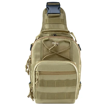 

One-Shoulder Men's Chest Pack Outdoor Riding Shoulder Bag Chest Rig Mobile Phone Bag Military Camouflage Tactical Single Shoulde