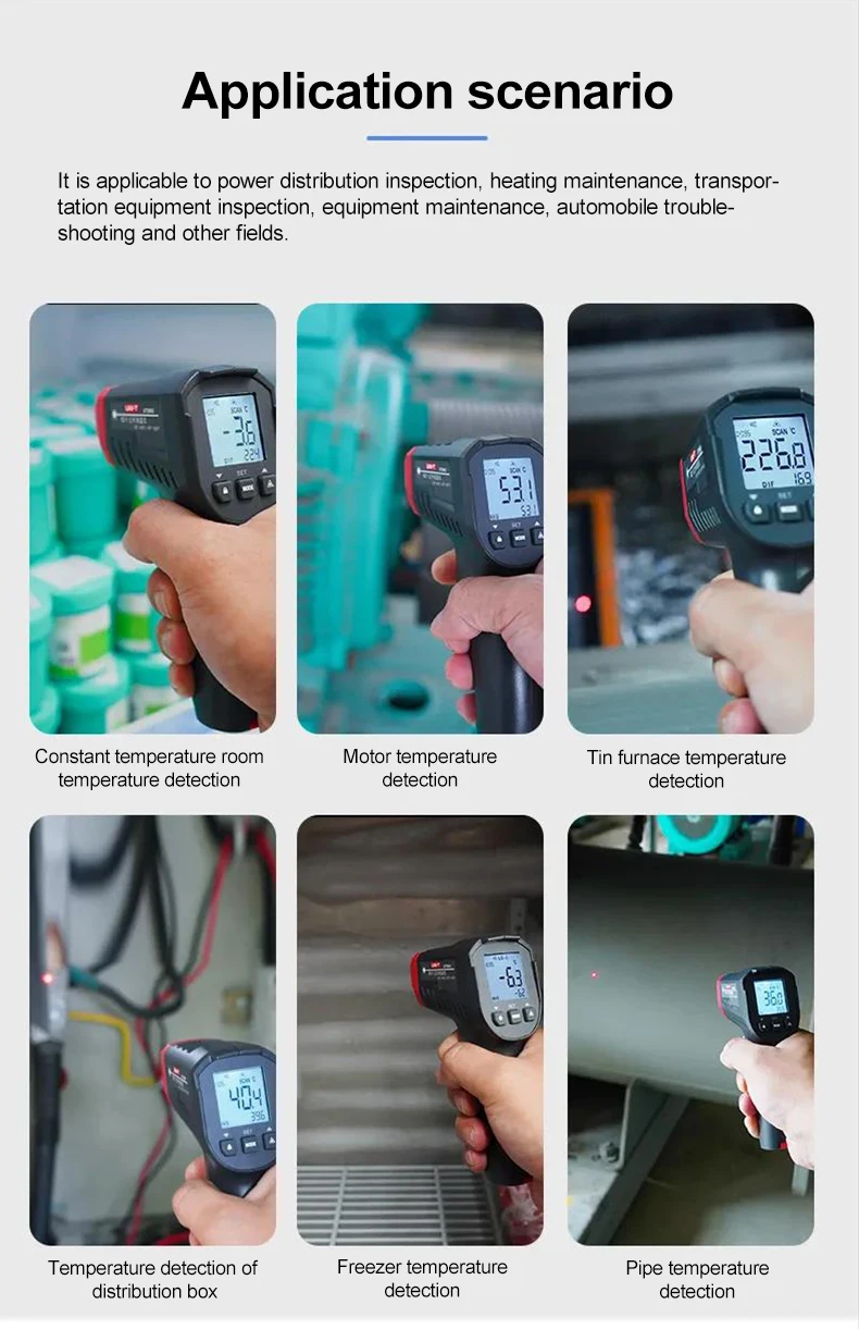 termômetro laser medidor de temperatura arma-50-500 termometro