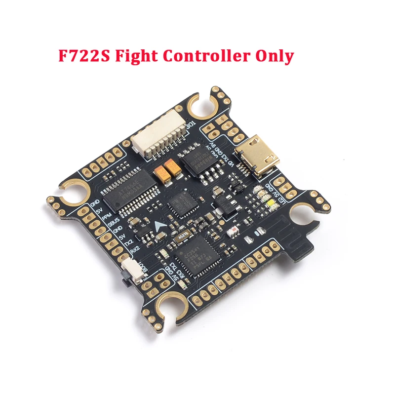 Diatone MAMBA F405 Mini MK2/F722/F722S Betaflight Полетный контроллер и F40 40A/F25 50A бесщеточный ESC для радиоуправляемого дрона запчасти - Цвет: F722S FC Only