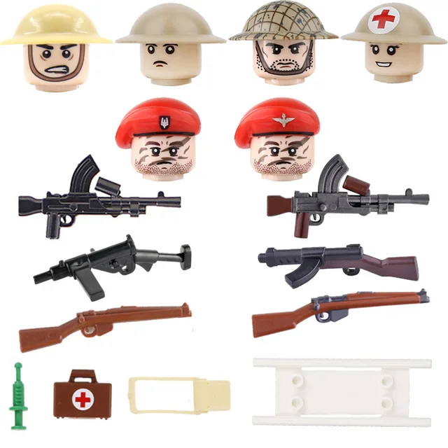 lego ww2 british paratroopers