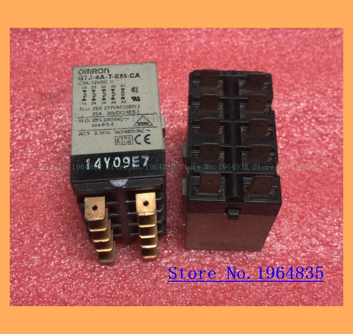 G7J-4A-T-KM-CA 12VDC 25A 277VAC 10