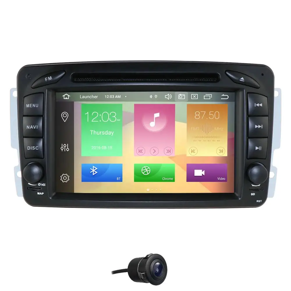 Camera5 " Android 9 автомобильный стерео Redio мультимедийный плеер для Mercedes/Benz/W209/W203/W163/Viano/W639/Vito gps навигация ips DSP 4G wifi - Цвет: Camera5