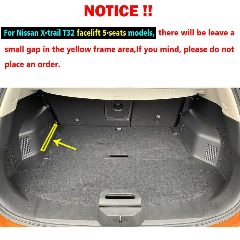 Audew задний багажник Грузовой пол коврик лоток ковер грязевая защита для Nissan X-Trail Xtrail T32- водонепроницаемые автомобильные аксессуары