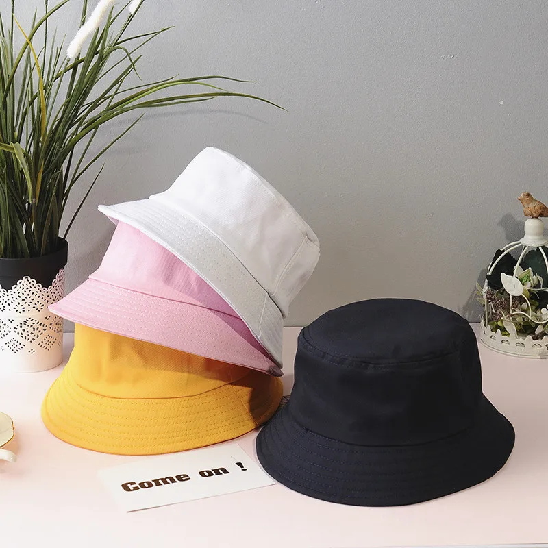 

Unisex Summer Foldable Bucket Hat Women Outdoor Sunscreen Cotton Fishing Hunting Cap Men Basin Chapeau Sun Prevent Hats