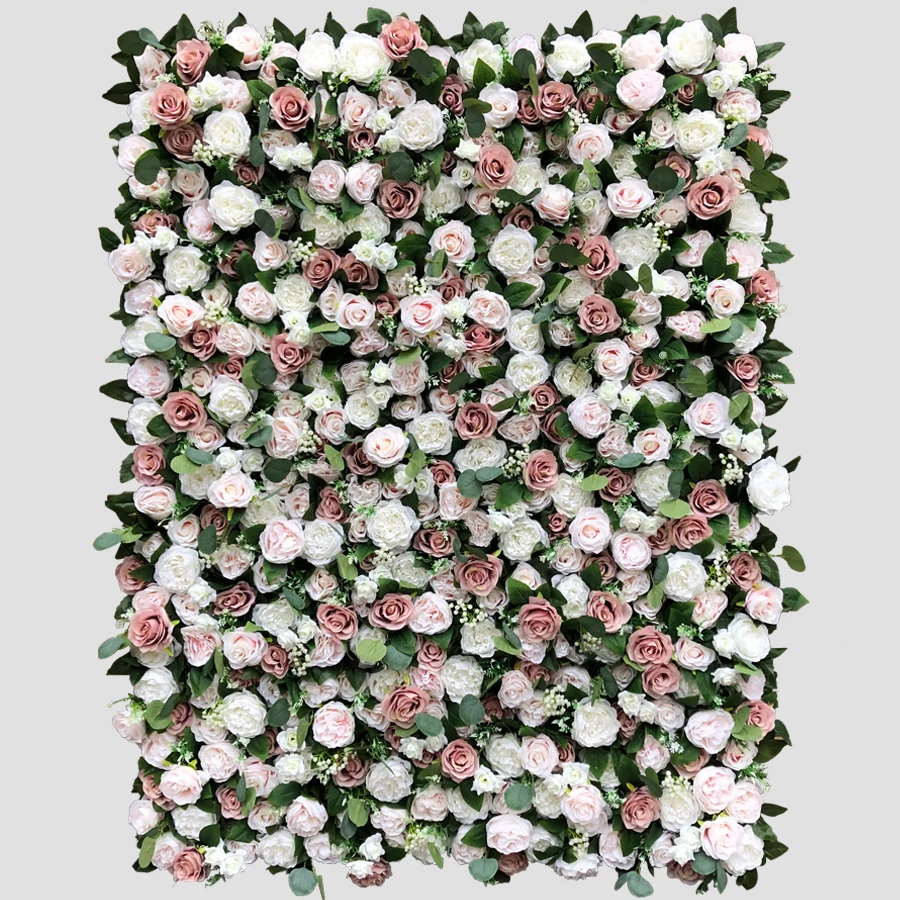 Wall Panel Artificial Wedding Flowers Fake Decoration Set AliExpress