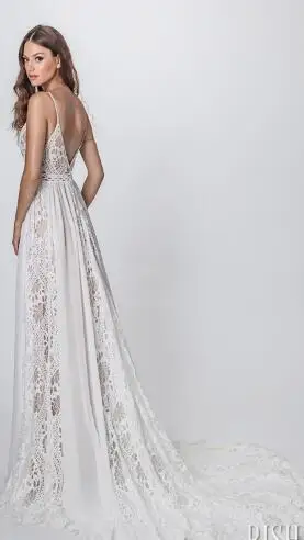 Lakshmidress пляжные свадебные платья 2020 кружевное и шифоновое летнее платье на