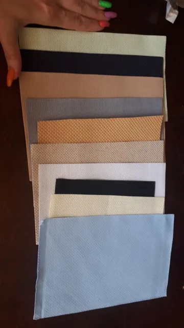 10pcs/lot random count color size Aida cloth 4