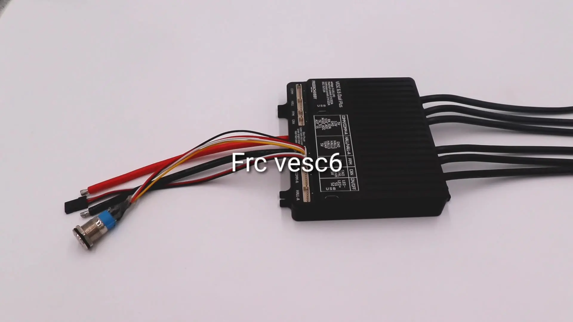 Freerchobby 12S 200A High Current ESC based on VESC 6 Waterproof Good Heat Dissipation Motor Speed Controller
