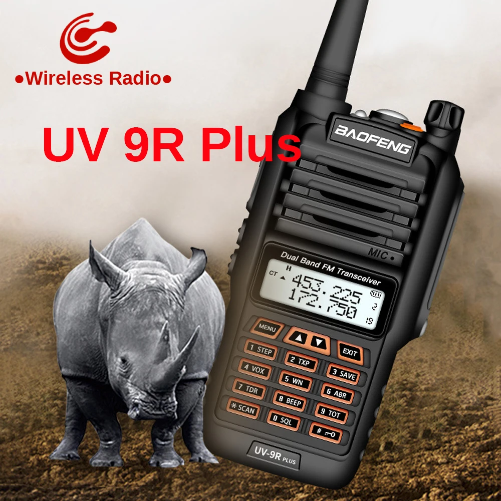Most Popular MePs1 Baofeng UV 9R Plus walkie talkie 10 50km Lange palette 15W 18W two way radio baofeng vhf uhf uv9r plus ham radio CB radio station