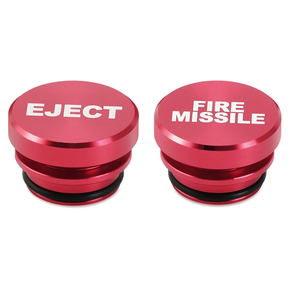 Universal Fire Missile Eject Button Car Cigarette Lighter Cover for Jeep car styling accessories fuel cap cover car door lock protector cover car door seal protector