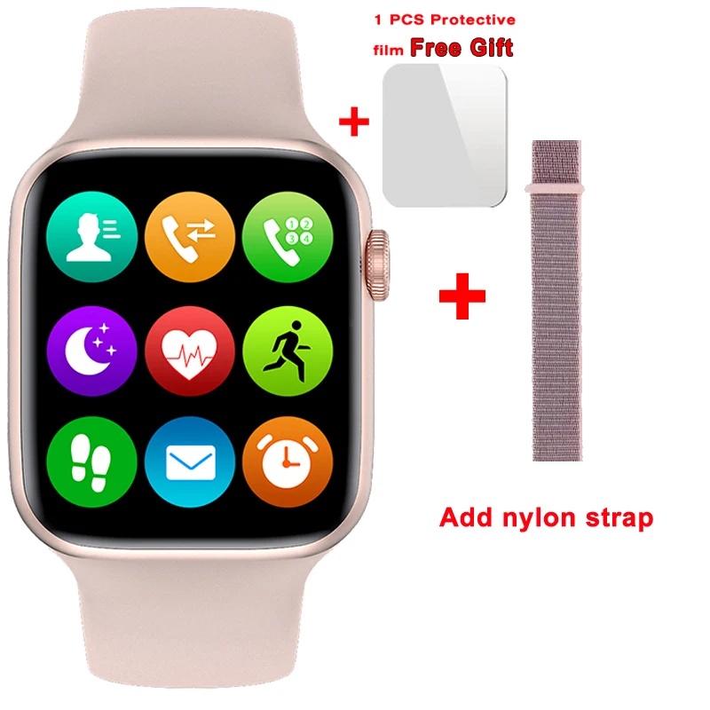 EnohpLX Original W27 Pro W17 Pro Full Screen Smart Watch 44MM Men W27 Smartwatch With Password Split IWO 16 PK DT7 plus X8 Max 
