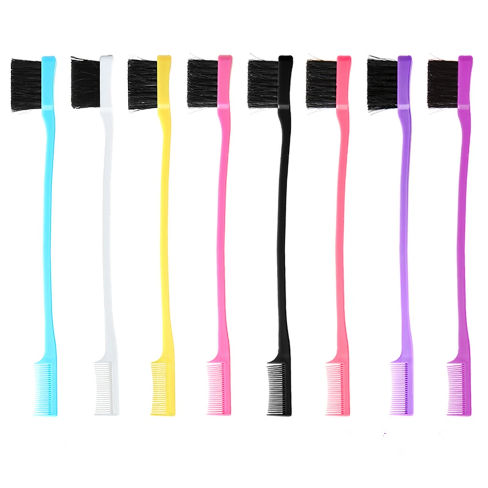 Double Sided Edge Control Hair Comb Hair Styling Eyebrow Hair