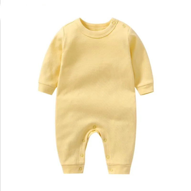 5Pcs / lots Baby Rompers Long Sleeve Winter Soft Cotton Boys Outfits Newborn Clothing