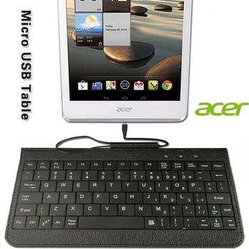 

For Acer Iconia A1/Tab 7/8/Iconia B1/Tab B1/Iconia Talk S Tablet Foldable Case Cover with USB Wired Keyboard Stand Holder