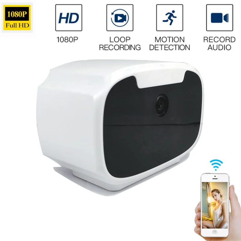 1080P HD Smart Electronic Clock Camera Mini WIFI Home Security Multifunctional Surveillance | Электроника