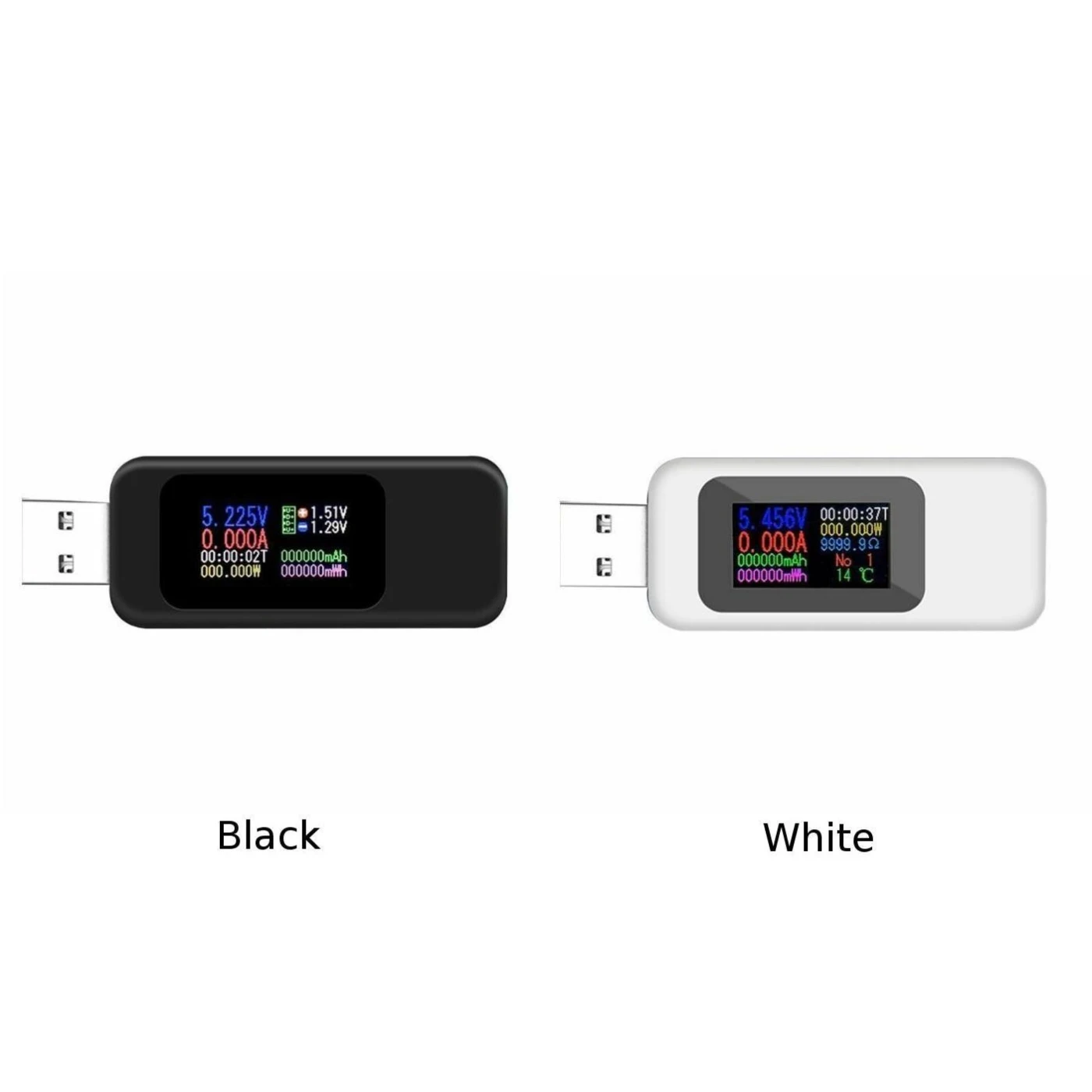 Набор контактов для тестирования 10 в 1 ЖК-дисплей USB Напряжение тестер Портативный вольтметр детектор Портативный оборудование